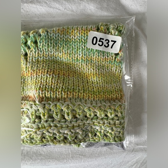 Zara Green Strapped Crochet Halter Crop Festival Top Size S - Picture 7 of 7